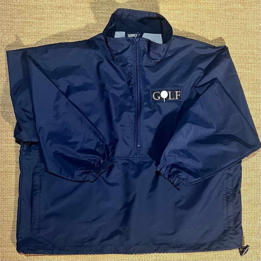 Lands End Golf Nylon Windbreaker Jacket Unisex Great Condition